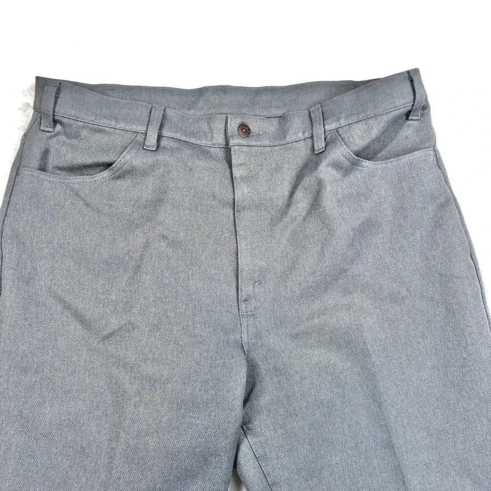 Levi's‎ Action Slacks Mens 38x32 Grey Vintage Straight Leg Trousers Pants